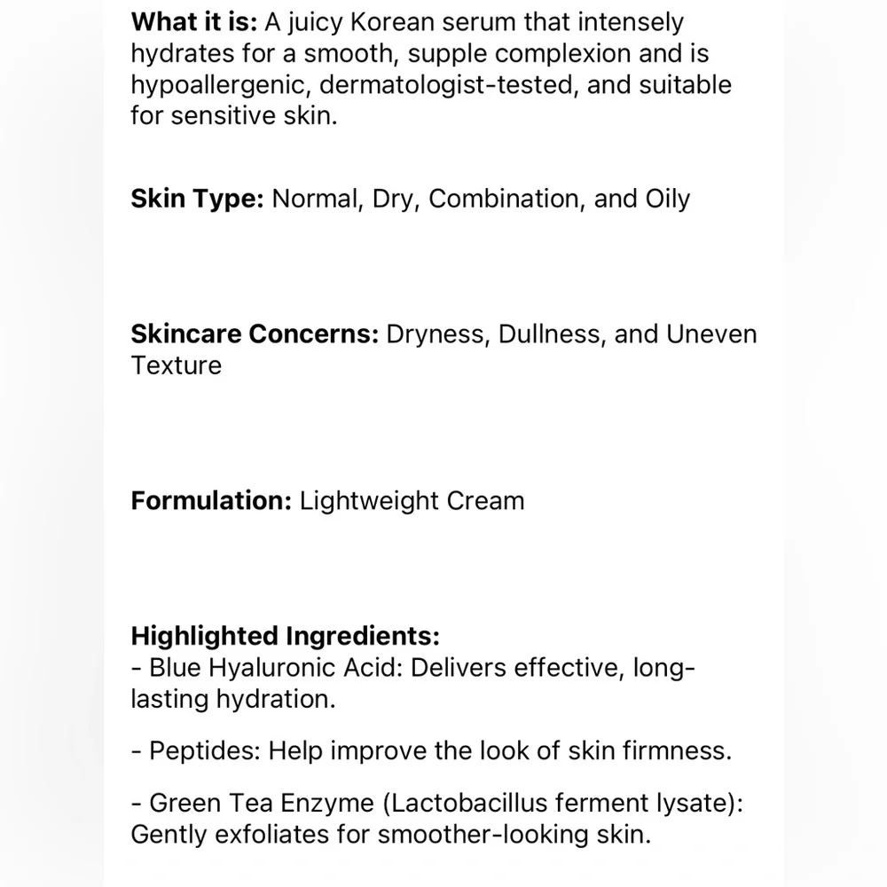 NEW! LANEIGE Water Bank Hyaluronic Serum | Unopened - Picture 7 of 8